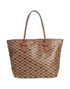 Moreau Paris Woman Handbag Brown Size - Textile Fibers