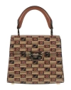 Moreau Paris Woman Handbag Brown Size - Textile Fibers