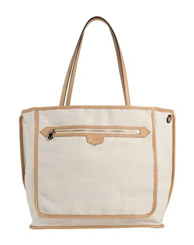 Moreau Paris Woman Handbag Cream Size - Textile Fibers In White