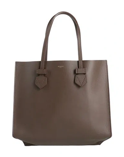 Moreau Paris Woman Handbag Dark Brown Size - Leather