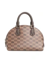 Moreau Paris Woman Handbag Dark Brown Size - Textile Fibers In Multi