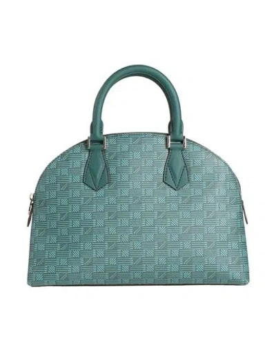 Moreau Paris Woman Handbag Dark Green Size - Natural Fibers, Resin
