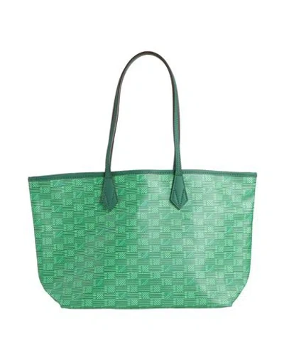 Moreau Paris Woman Handbag Green Size - Textile Fibers