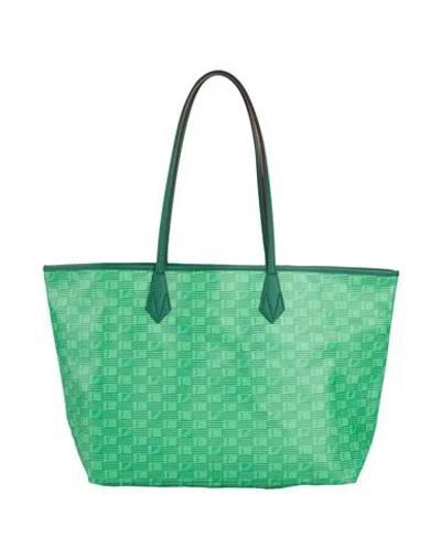 Moreau Paris Woman Handbag Green Size - Textile Fibers, Calfskin