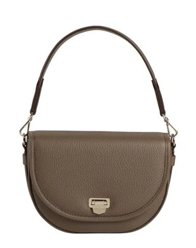 Moreau Paris Woman Handbag Taupe Size - Leather In Gray