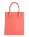 Moreau Paris Woman Handbag Tomato Red Size - Leather