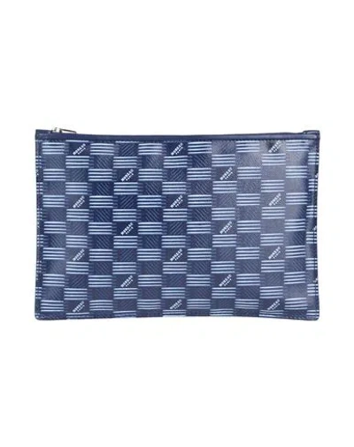 Moreau Paris Woman Pouch Navy Size - Textile Fibers In Blue