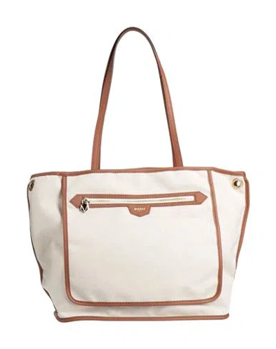 Moreau Paris Woman Shoulder Bag Brown Size - Textile Fibers