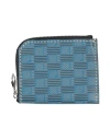 Moreau Paris Woman Wallet Azure Size - Calfskin In Blue