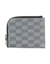 Moreau Paris Woman Wallet Grey Size - Calfskin In Gray