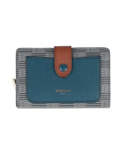 Moreau Paris Woman Wallet Grey Size - Calfskin In Gray