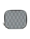 Moreau Paris Woman Wallet Light Grey Size - Calfskin In Gray