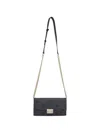 Moreau Patterned Chain-strap Clutch Bag In Blue