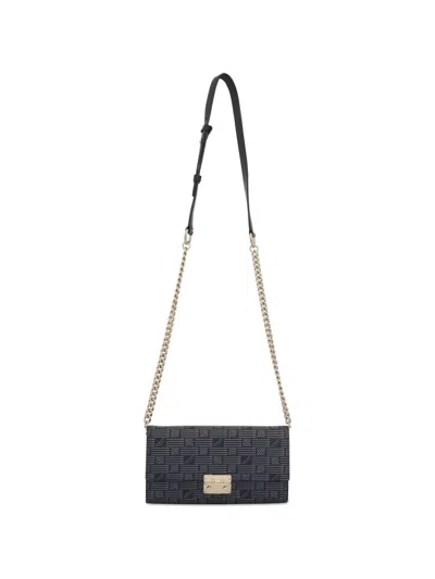 MOREAU PATTERNED CHAIN-STRAP CLUTCH BAG