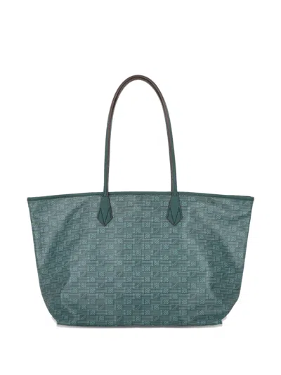 Moreau Patterned Tote Bag In Green