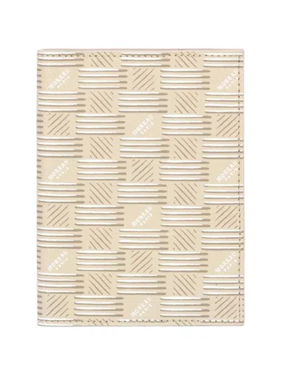 Moreau Printed Passport Holder In Neutral