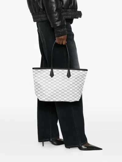 Moreau Printed Tote Bag In Orange