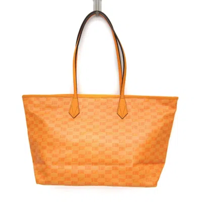 Pre-owned Moreau Pvc Leather Tote Bag () In Yellow