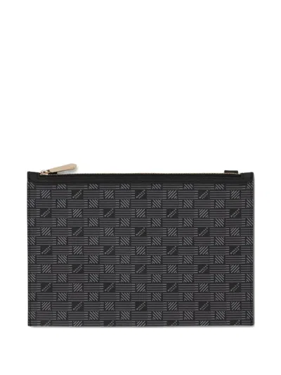 Moreau Saint Multiple Monogram-pattern Wallet In Black