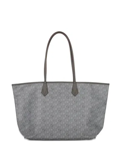 Moreau Saint Tropez Patterned Shoulder Bag In Gray