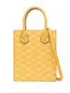Moreau Suite Junior Leather Shoulder Bag In Yellow