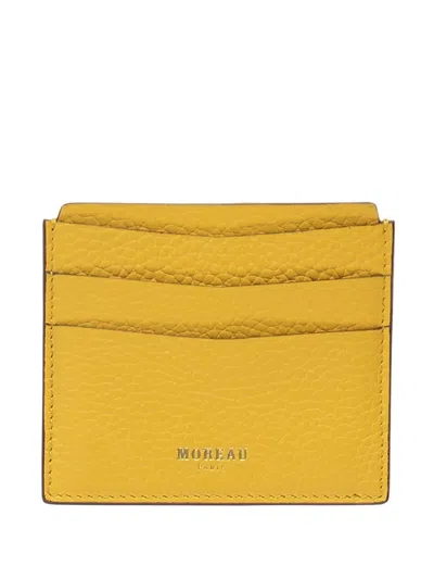 Moreau Textured Cardholder In Yellow
