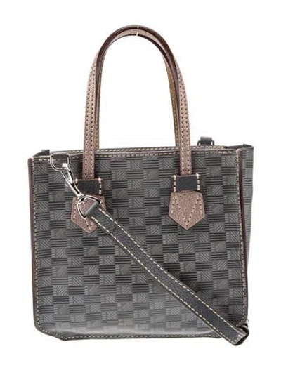 Pre-owned Moreau Top Handle Bag In Gray