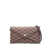 Moreau Geometric-pattern Clutch Bag In Multi