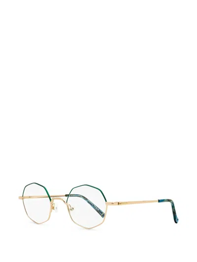 Morel Koali Geometric-frame Glasses In White