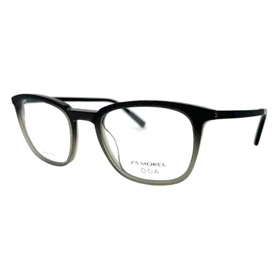 Morel Men's 10150o Square Eyeglasses In Grey Fade In White