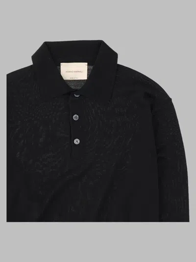 Moreno Martinelli Men's Wool-acrylic Polo Shirt In Multicolour