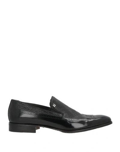Moreschi Man Loafers Black Size 7 Leather