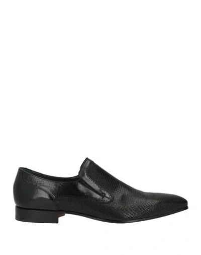 Moreschi Man Loafers Black Size 9.5 Leather