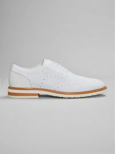 Moretti Ashford Knit Oxfords In White