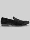 Moretti Hunter Formal Slip-on Loafers In Black