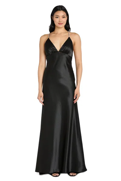 Morgan & Co. 14011 Sequin Prom Long Formal Evening Dress In Black