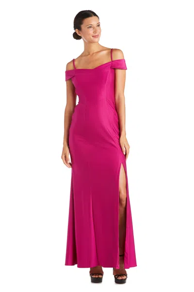 Morgan & Co. 21942p Prom Long Formal Petite Dress In Pink