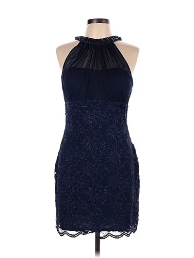 Pre-owned Morgan & Co. Cocktail Dress In Blue