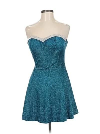 Pre-owned Morgan & Co. Cocktail Dress In Blue
