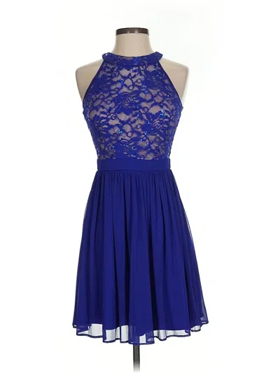 Pre-owned Morgan & Co. Cocktail Dress In Blue