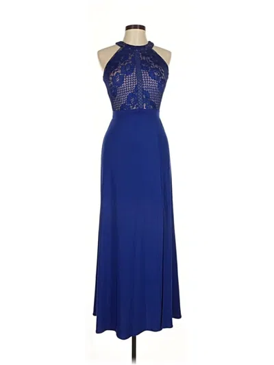 Pre-owned Morgan & Co. Cocktail Dress In Blue