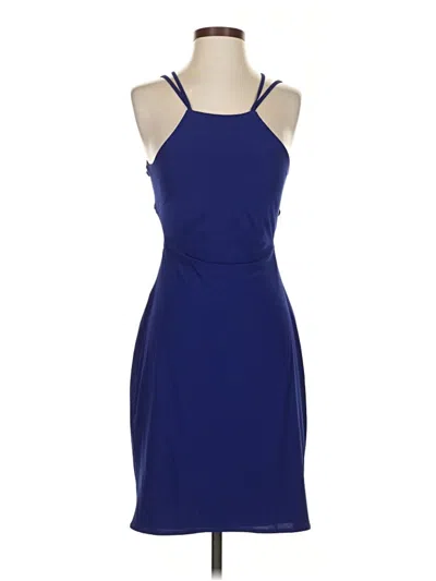 Pre-owned Morgan & Co. Cocktail Dress In Blue