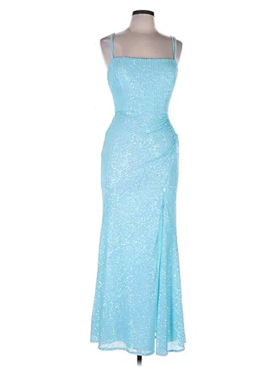 Pre-owned Morgan & Co. Cocktail Dress In Blue