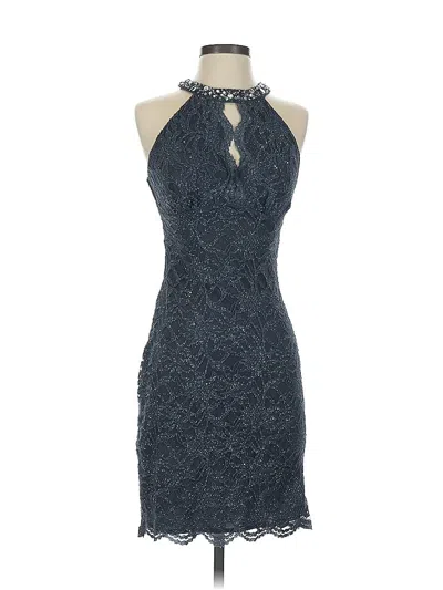 Pre-owned Morgan & Co. Cocktail Dress In Gray