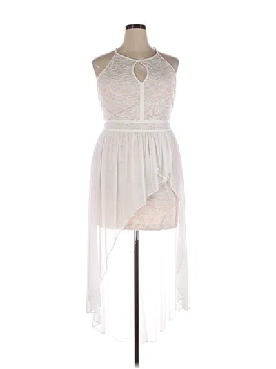 Pre-owned Morgan & Co. Cocktail Dress In Ivory