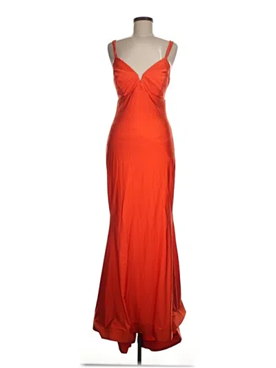 Pre-owned Morgan & Co. Cocktail Dress In Orange
