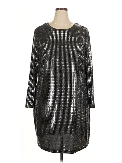 Pre-owned Morgan & Co. Cocktail Dress In Silver