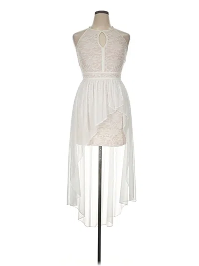 Pre-owned Morgan & Co. Cocktail Dress In White