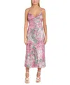 Morgan & Company Juniors' Sequined Empire-waist Midi Dress In Rose