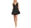 Morgan & Company Women's Lace Bubble Dress In Black